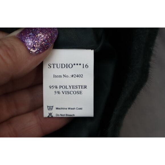 Tiki Event Skirt Womens 12 Green Lightweight A-Line Horse Hair Midi Modest - Picture 6 of 16